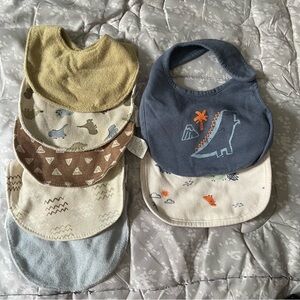 Dinosaur Baby Bib Set
